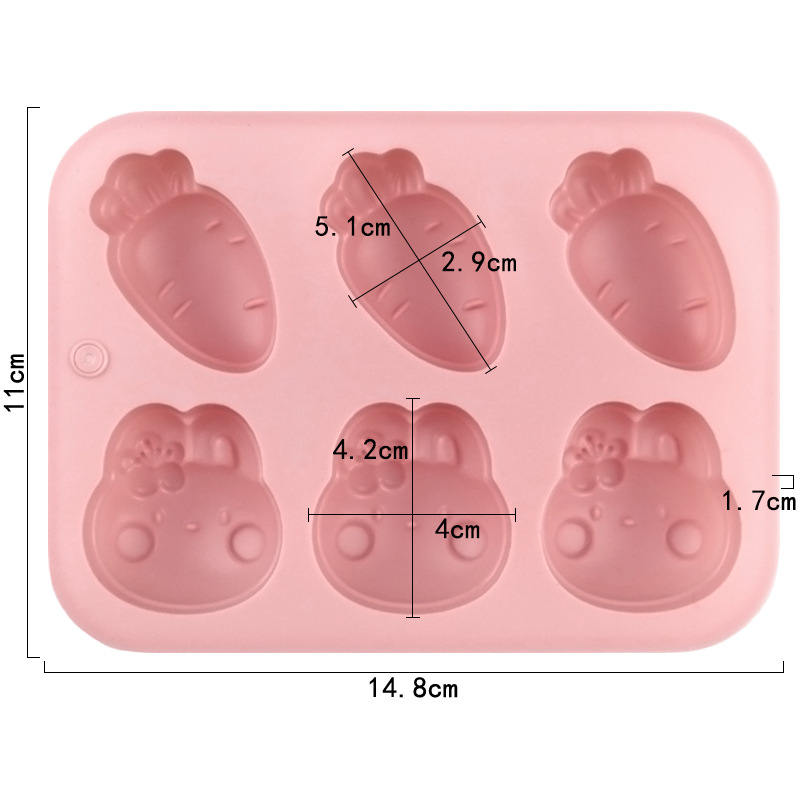 Cartoon Silicone Mold Rabbit C - Bunny Cake Mold บทวิจารณ์และราคา