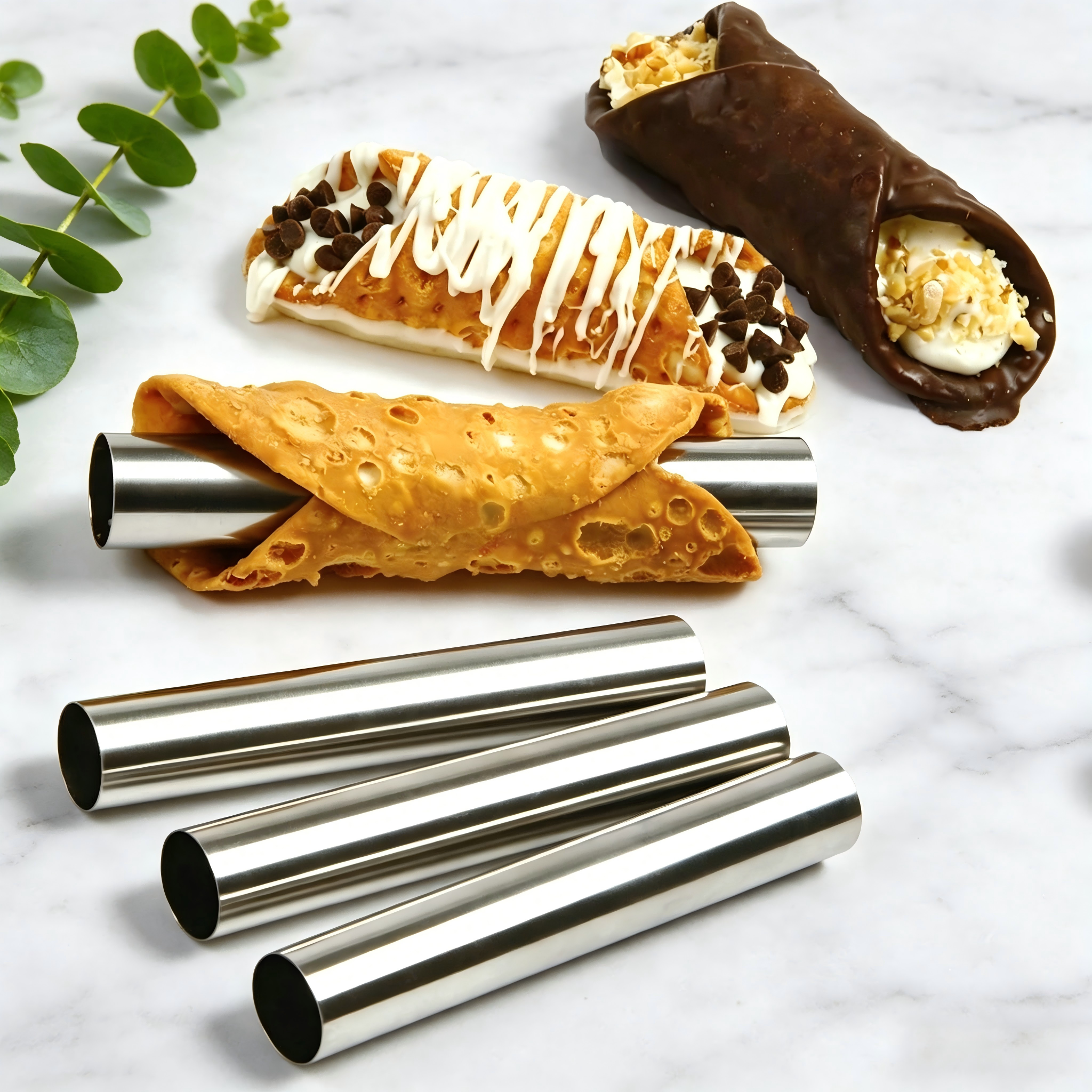 Cannoli Tubes Set, 10/20Pcs Fo - Danish Pancake Pan บทวิจารณ์และราคา