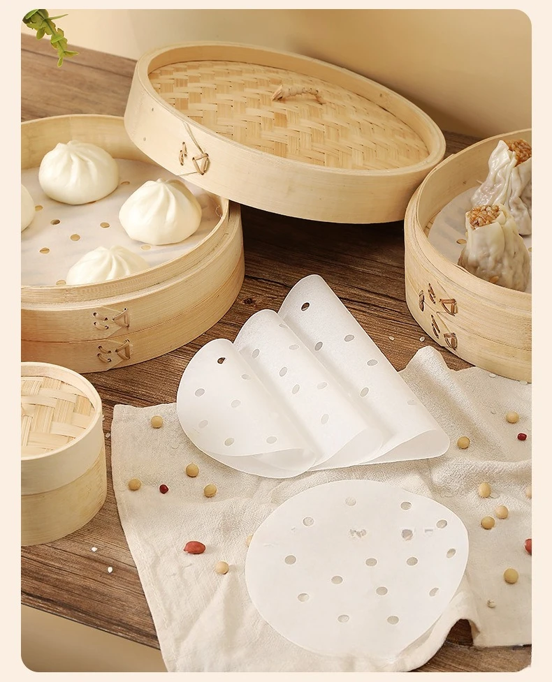 100Pcs Food Grade Disposable S - Bao Steamer Bamboo บทวิจารณ์และราคา