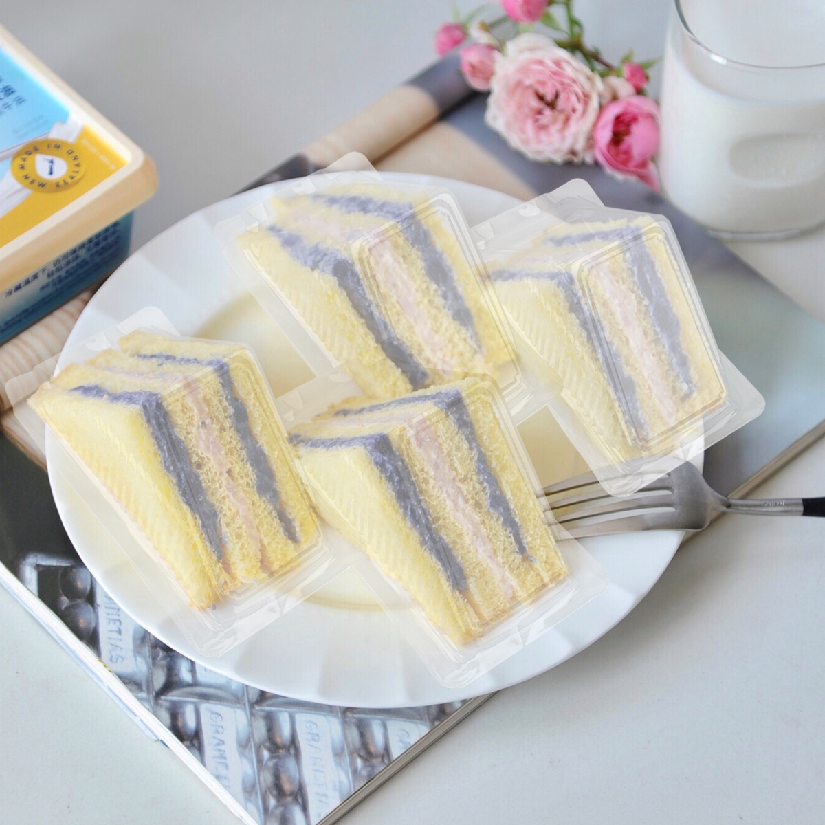 100pcs Sandwich Box Portable D - Spring Roll Wrapper บทวิจารณ์และราคา