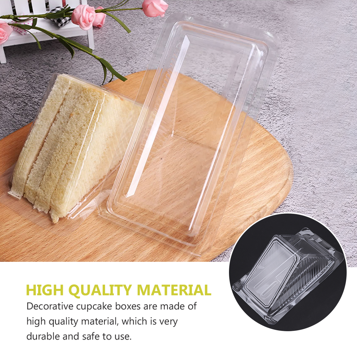 100pcs Sandwich Box Portable D - Spring Roll Wrapper บทวิจารณ์และราคา