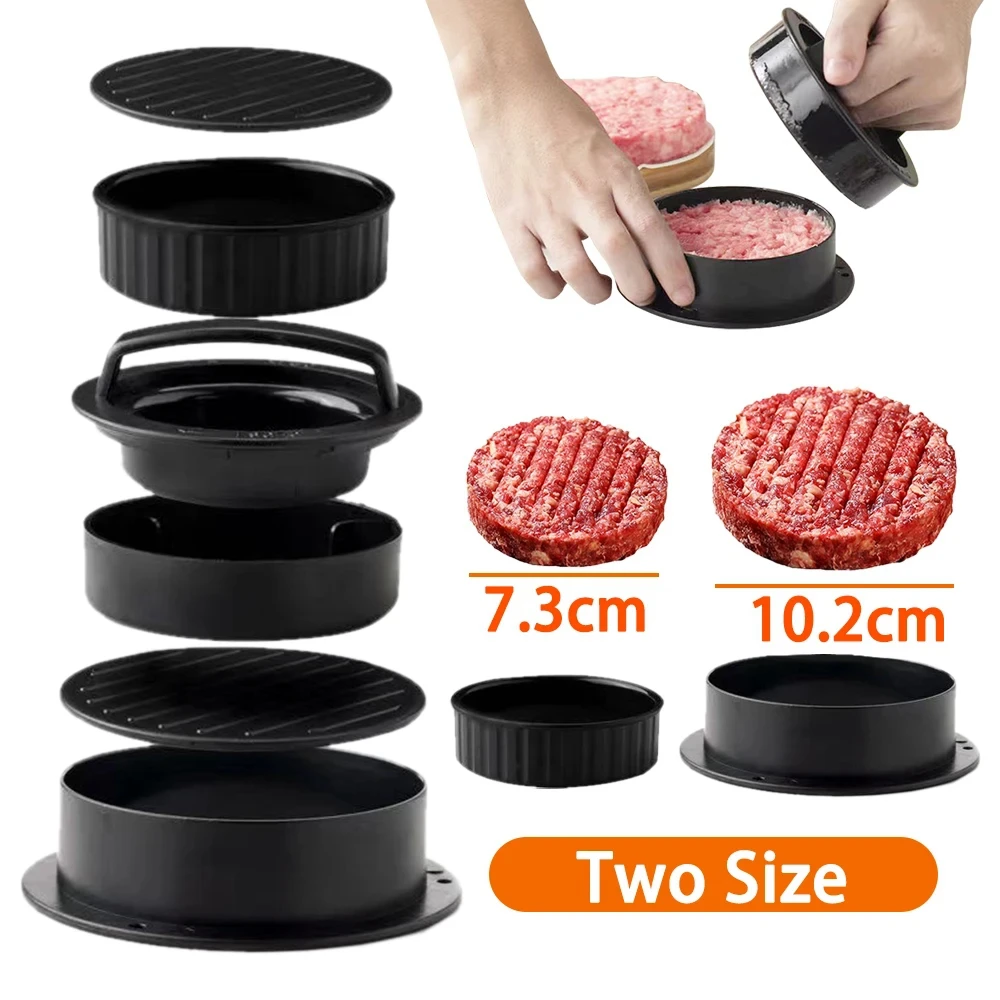 Round Hamburger Burger Press B - Hot Dog Press บทวิจารณ์และราคา
