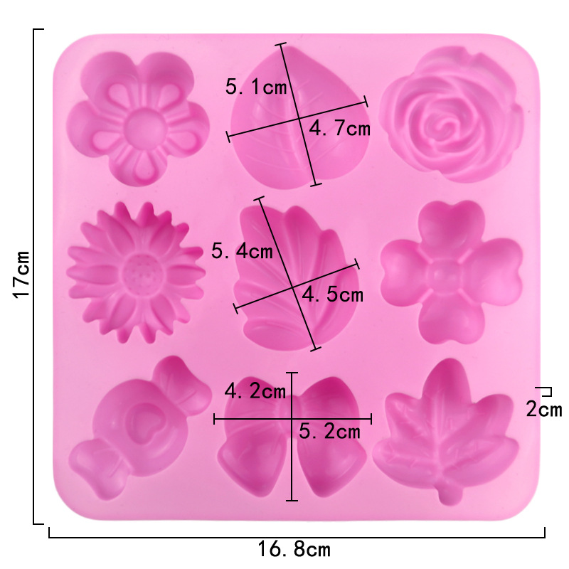 Rose Silicone Mold Flower Leav - Bunny Cake Mold บทวิจารณ์และราคา