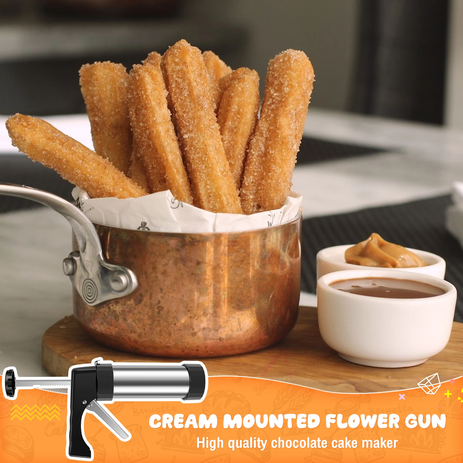Churro Maker Machine Stainless - Churros Maker Gun บทวิจารณ์และราคา