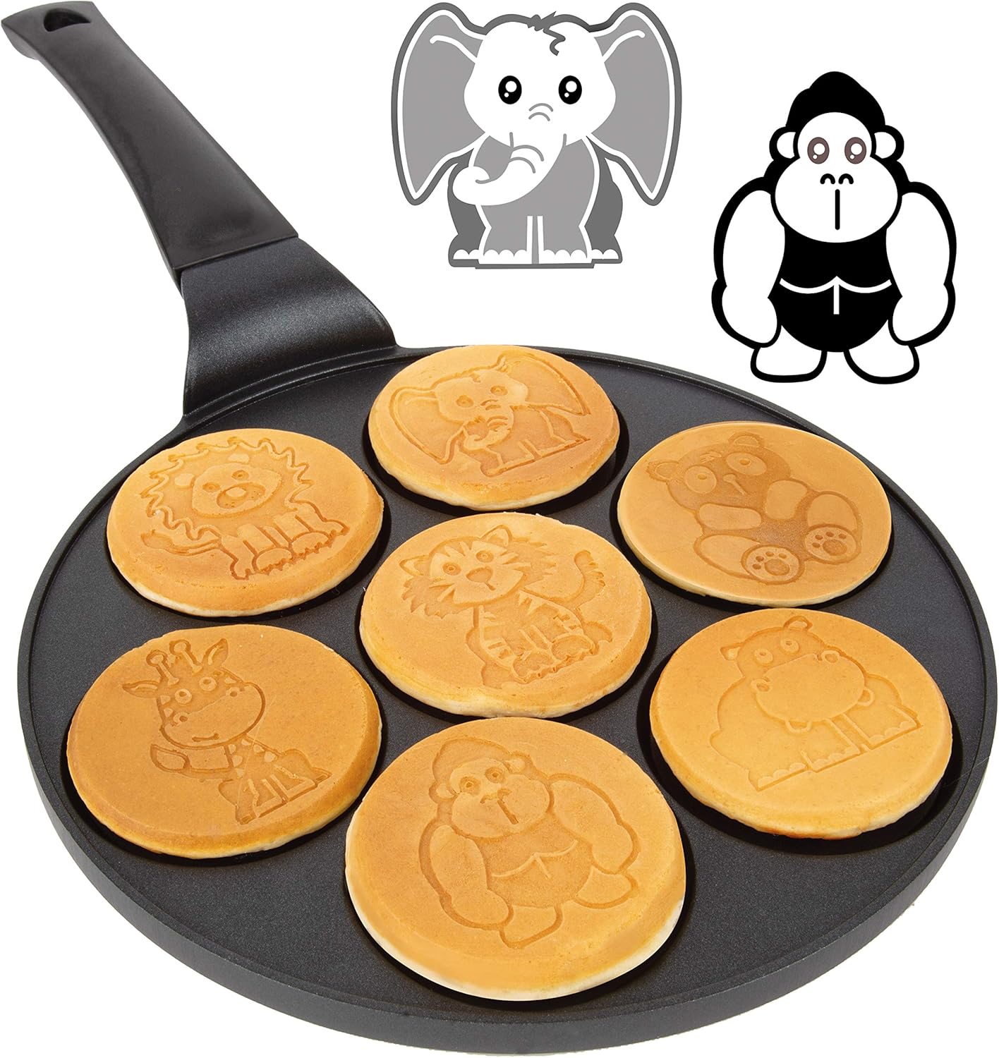 Animal Mini Pancake Pan - Make - Mini Pancake Griddle บทวิจารณ์และราคา