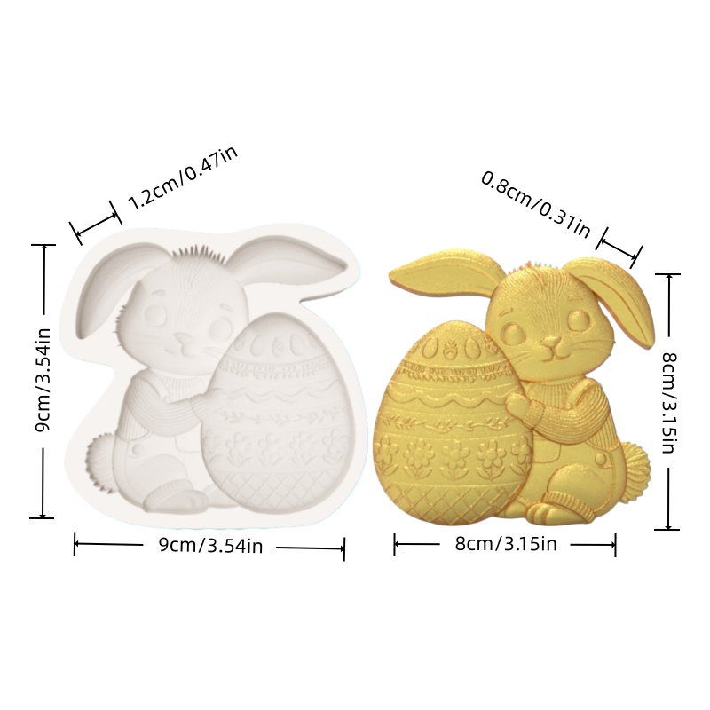 Easter Egg-Holding Bunny Silic - Bunny Cake Mold บทวิจารณ์และราคา