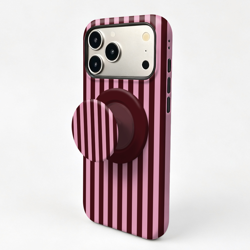 Striped Magnetic Case For iPho - Taco Stand Holder บทวิจารณ์และราคา