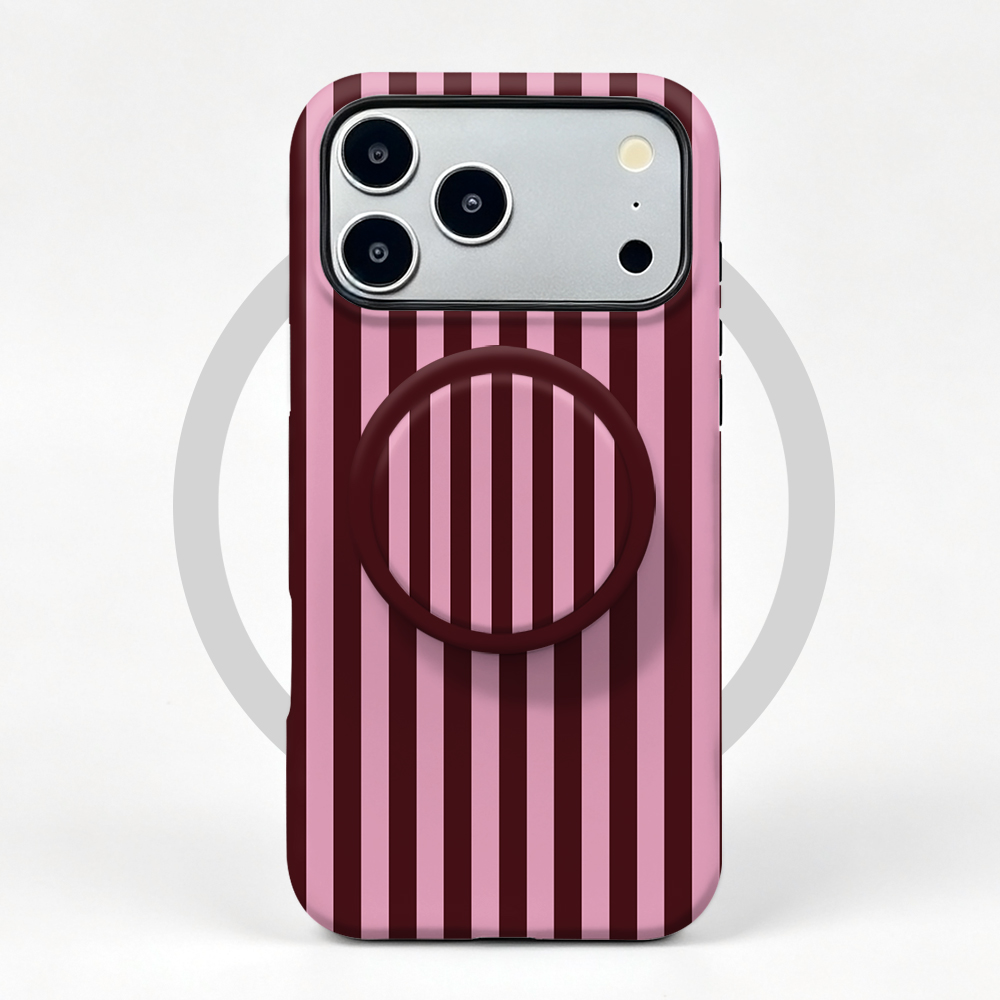 Striped Magnetic Case For iPho - Taco Stand Holder บทวิจารณ์และราคา